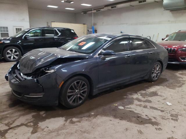 3LN6L2G99ER810425 - 2014 LINCOLN MKZ BLUE photo 1