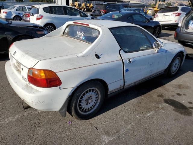 JHMEG1141PS007318 - 1993 HONDA CIVIC DEL SOL S WHITE photo 3