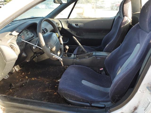 JHMEG1141PS007318 - 1993 HONDA CIVIC DEL SOL S WHITE photo 7