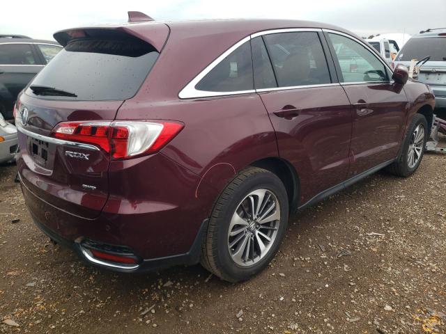 5J8TB4H74JL010242 - 2018 ACURA RDX ADVANCE MAROON photo 3