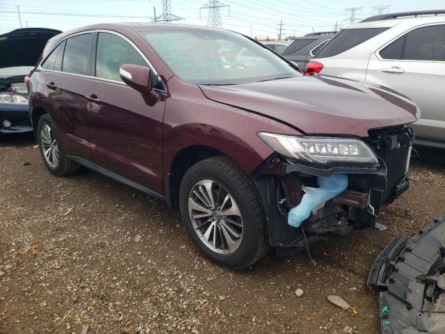 5J8TB4H74JL010242 - 2018 ACURA RDX ADVANCE MAROON photo 4