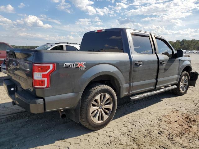 1FTEW1EP3JFC09229 - 2018 FORD F-150 XL SUPERCREW GRAY photo 3