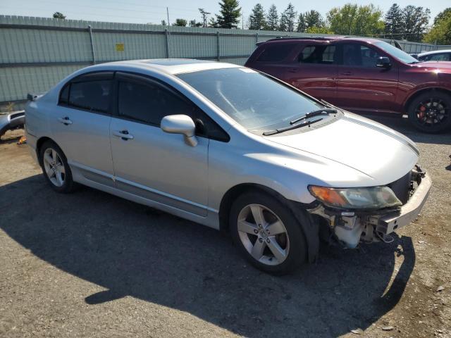 1HGFA16857L073465 - 2007 HONDA CIVIC EX SILVER photo 4
