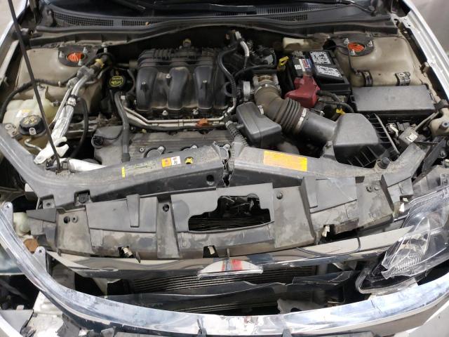 3FAHP0JG1AR272817 - 2010 FORD FUSION SEL SILVER photo 11