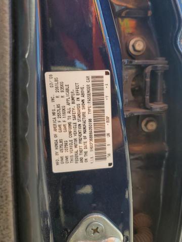 1HGCP36899A050198 - 2009 HONDA ACCORD EXL BLUE photo 12