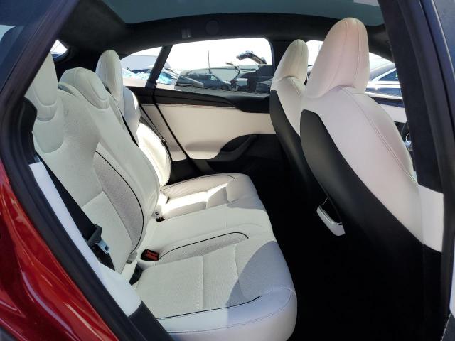 5YJSA1E62PF515747 - 2023 TESLA MODEL S Қызыл фото 10