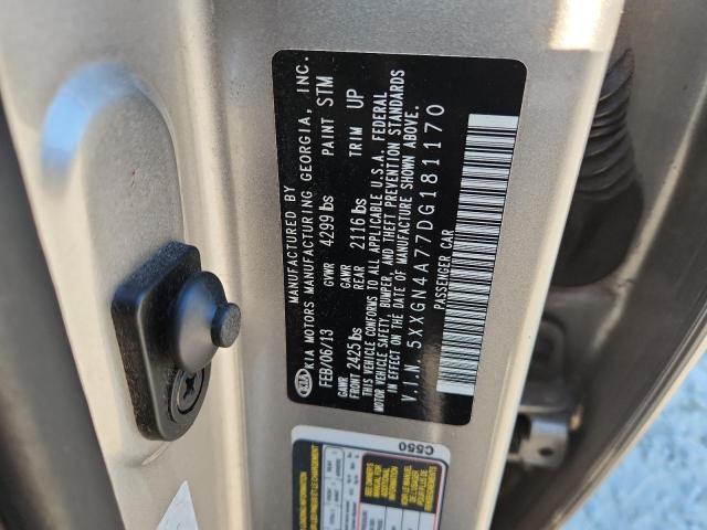 5XXGN4A77DG181170 - 2013 KIA OPTIMA EX 银色 照片 12