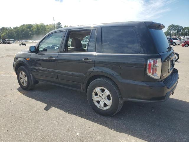 5FNYF18146B021710 - 2006 HONDA PILOT LX BLACK photo 2