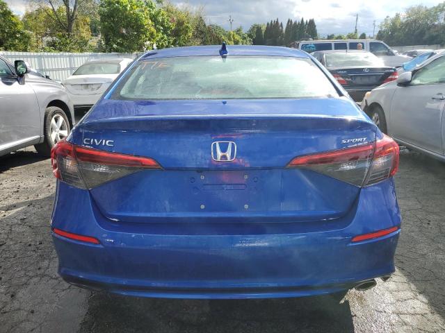 2HGFE2F55NH534741 - 2022 HONDA CIVIC SPORT 蓝色 照片 6