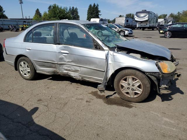 2HGES16503H572132 - 2003 HONDA CIVIC LX SILVER photo 4