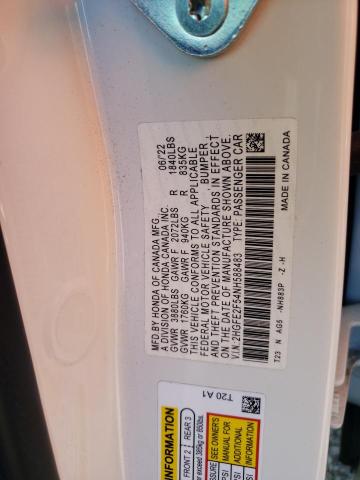 2HGFE2F54NH588483 - 2022 HONDA CIVIC SPORT 白色 照片 13