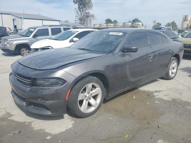 2C3CDXBG4FH878818 - 2015 DODGE CHARGER SE GRAY photo 1