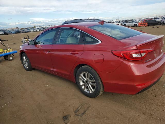 5NPE24AF7HH549901 - 2017 HYUNDAI SONATA SE RED photo 2