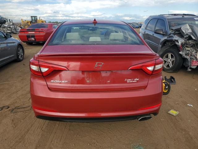 5NPE24AF7HH549901 - 2017 HYUNDAI SONATA SE RED photo 6