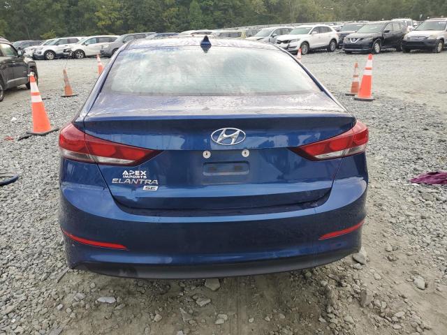 5NPD74LF9HH134458 - 2017 HYUNDAI ELANTRA SE BLUE photo 6