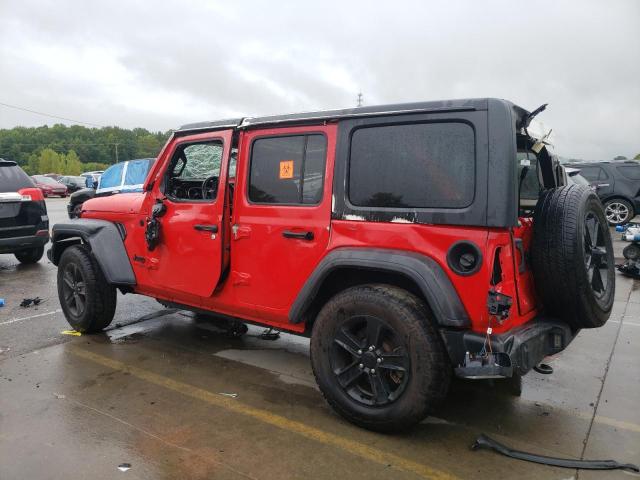 1C4HJXDN6LW265490 - 2020 JEEP WRANGLER UNLIMITED SPORT RED photo 2