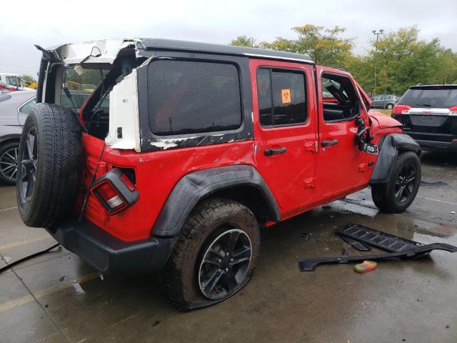 1C4HJXDN6LW265490 - 2020 JEEP WRANGLER UNLIMITED SPORT RED photo 3