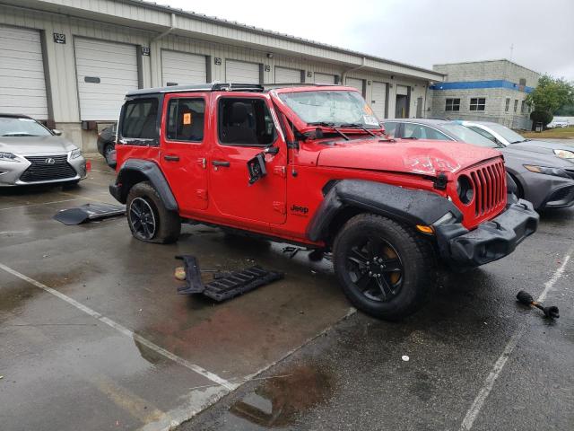 1C4HJXDN6LW265490 - 2020 JEEP WRANGLER UNLIMITED SPORT RED photo 4