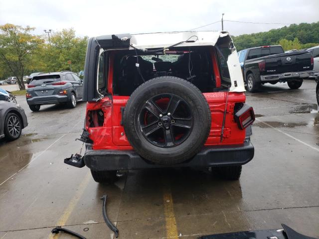 1C4HJXDN6LW265490 - 2020 JEEP WRANGLER UNLIMITED SPORT RED photo 6