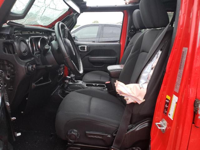 1C4HJXDN6LW265490 - 2020 JEEP WRANGLER UNLIMITED SPORT RED photo 7