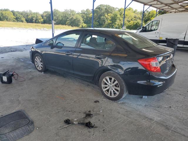 19XFB2F8XCE089441 - 2012 HONDA CIVIC EX BLACK photo 2