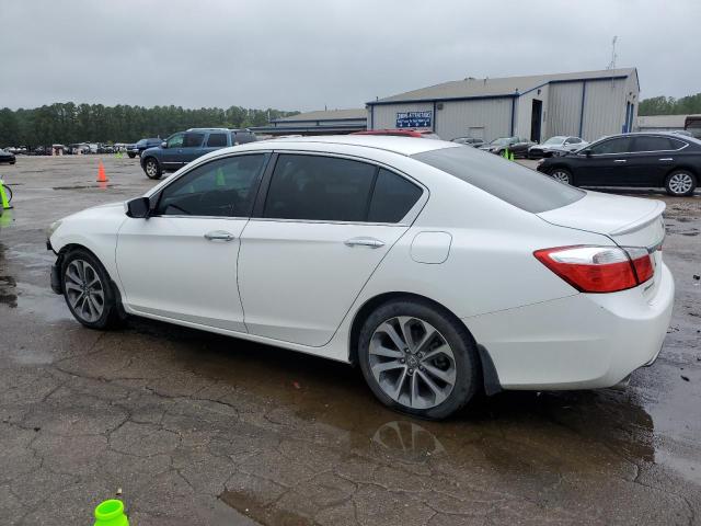 1HGCR2F56EA047165 - 2014 HONDA ACCORD SPORT WHITE photo 2