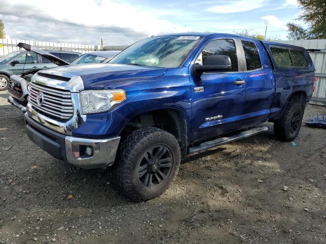 5TFUY5F12FX447100 - 2015 TOYOTA TUNDRA DOUBLE CAB SR/SR5 BLUE photo 1