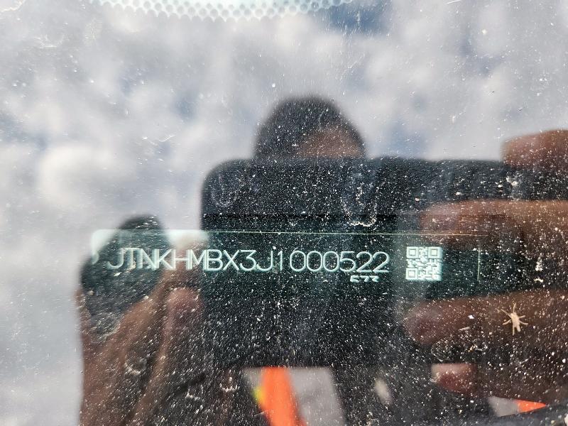 JTNKHMBX3J1000522 - 2018 TOYOTA C-HR XLE Bordo foto 13