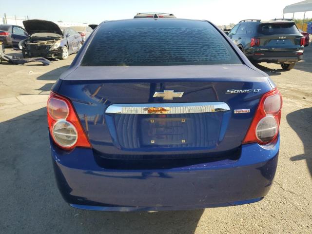 1G1JC5SB8E4117745 - 2014 CHEVROLET SONIC LT BLUE photo 6