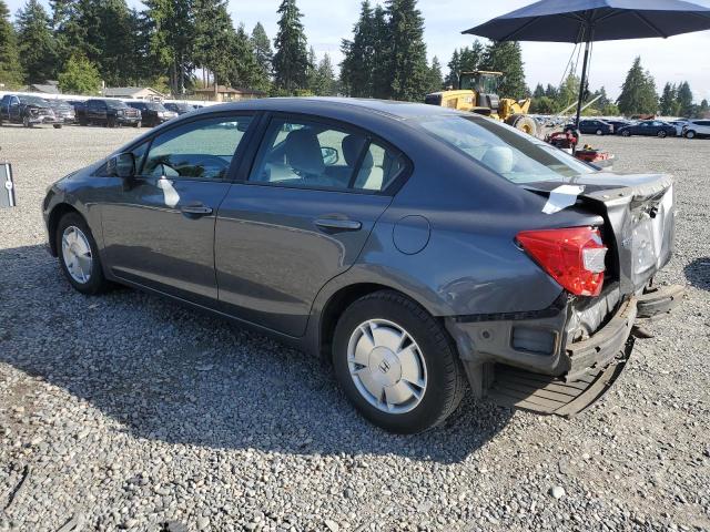 2HGFB2F64CH322637 - 2012 HONDA CIVIC HF SILVER photo 2