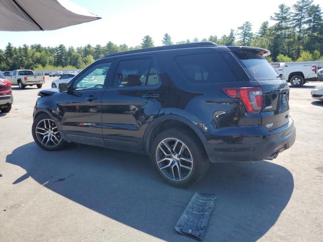 1FM5K8GT0JGA61349 - 2018 FORD EXPLORER SPORT შავი ფოტო 2