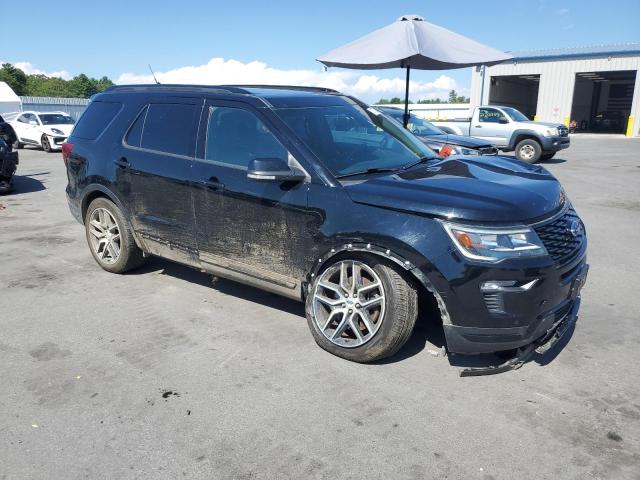 1FM5K8GT0JGA61349 - 2018 FORD EXPLORER SPORT შავი ფოტო 4