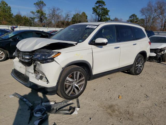 5FNYF5H94HB023490 - 2017 HONDA PILOT TOURING WHITE photo 1