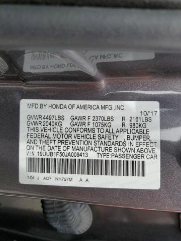 19UUB1F50JA009413 - 2018 ACURA TLX TECH GRAY photo 13