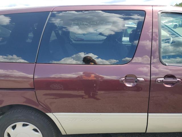 4T3ZF13C6WU055963 - 1998 TOYOTA SIENNA LE 勃艮第红 照片 11