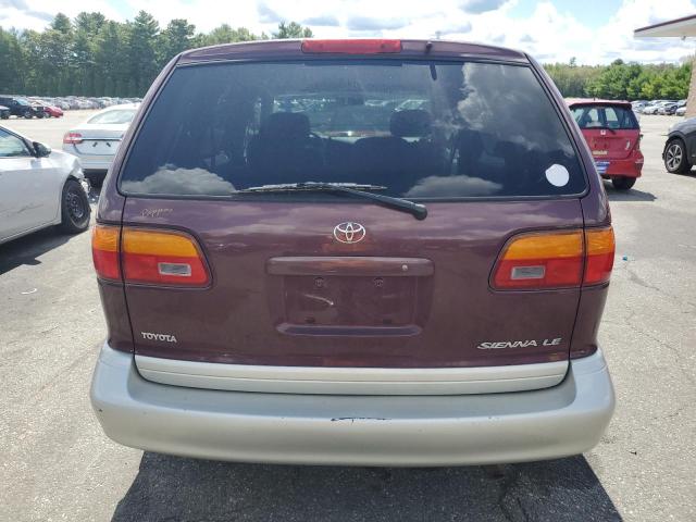 4T3ZF13C6WU055963 - 1998 TOYOTA SIENNA LE 勃艮第红 照片 6