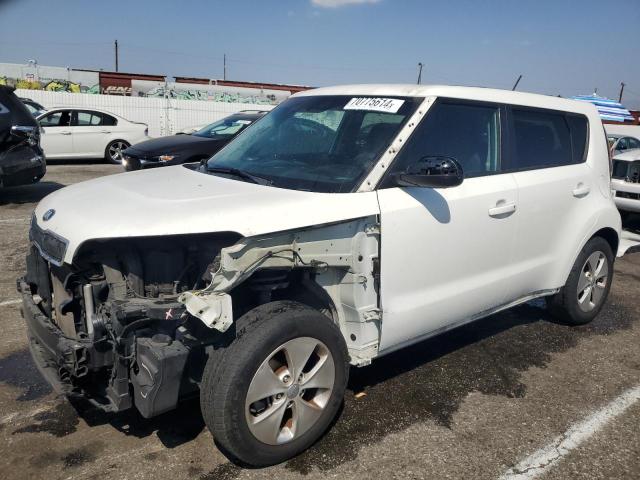 KNDJN2A20F7790014 - 2015 KIA SOUL WHITE photo 1