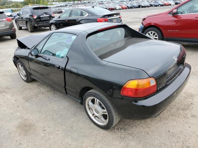 JHMEH6144TS002683 - 1996 HONDA CIVIC DEL SOL S BLACK photo 2