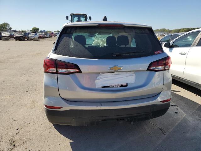 3GNAXHEV7NS151816 - 2022 CHEVROLET EQUINOX LS SILVER photo 6