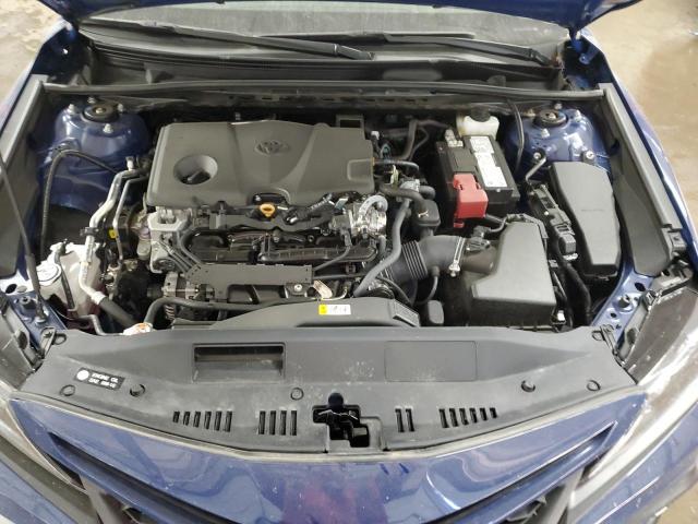 4T1T11BK0RU109672 - 2024 TOYOTA CAMRY SE NIGHT SHADE BLUE photo 11