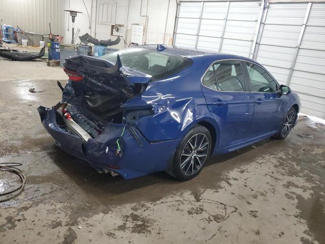 4T1T11BK0RU109672 - 2024 TOYOTA CAMRY SE NIGHT SHADE BLUE photo 3