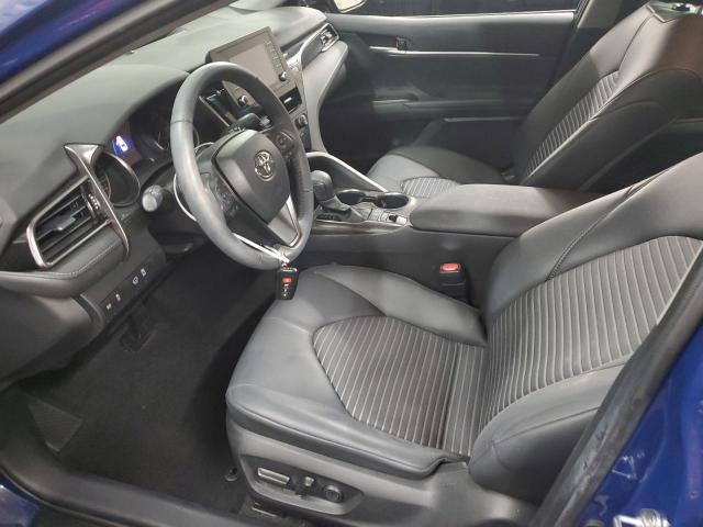 4T1T11BK0RU109672 - 2024 TOYOTA CAMRY SE NIGHT SHADE BLUE photo 7