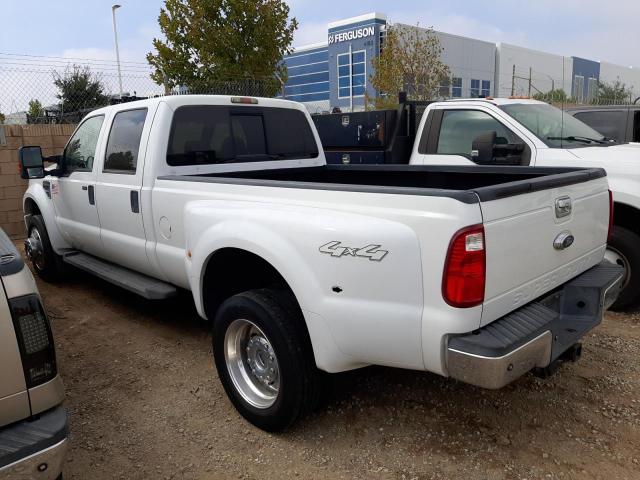 1FTXW43R18EC17201 - 2008 FORD F450 SUPER DUTY WHITE photo 2