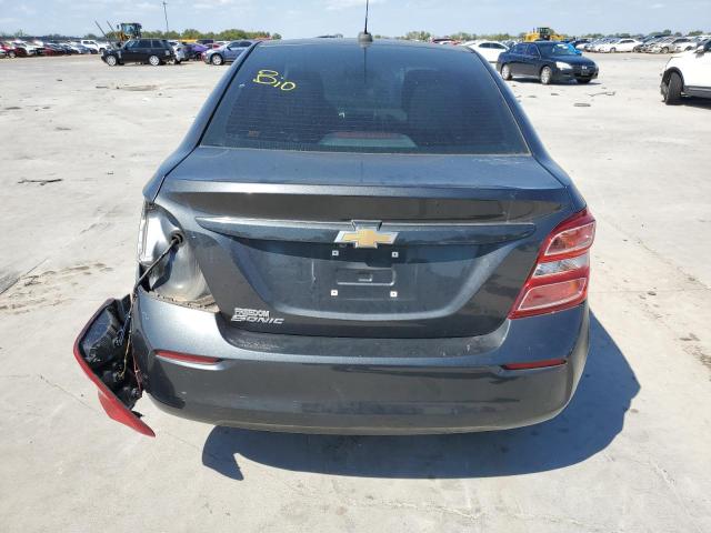 1G1JB5SH5H4145711 - 2017 CHEVROLET SONIC LS GRAY photo 6