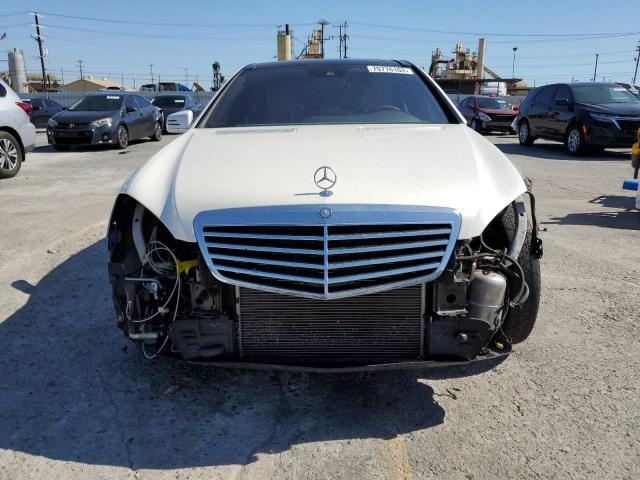 WDDNG7DB4CA475421 - 2012 MERCEDES-BENZ S 550 WHITE photo 5