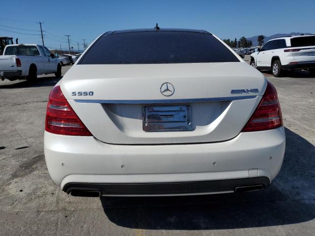 WDDNG7DB4CA475421 - 2012 MERCEDES-BENZ S 550 WHITE photo 6