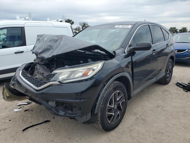 5J6RM3H49GL021470 - 2016 HONDA CR-V SE BLACK photo 1