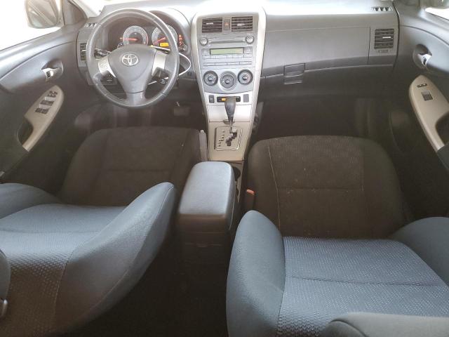 1NXBU4EE2AZ333864 - 2010 TOYOTA COROLLA BASE Argent photo 8