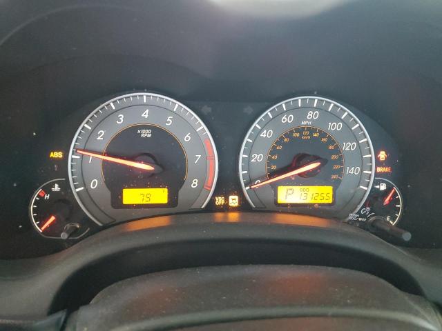 1NXBU4EE2AZ333864 - 2010 TOYOTA COROLLA BASE Argent photo 9