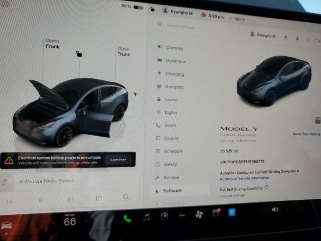 7SAYGDEE5RF085770 - 2024 TESLA MODEL Y 灰色 照片 9